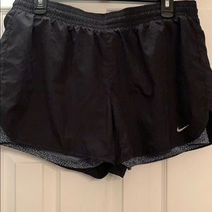 Nike running shorts with built in spandex